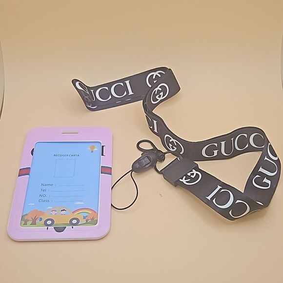 Designer ID Holder and Lanyard - Picture 1 of 2